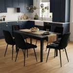 Masa-extensibila-Mara-negru-170x75-cm-cu-6-scaune-onix-negru1