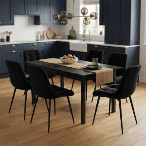 Masa-extensibila-Mara-negru-170x75-cm-cu-6-scaune-onix-negru1