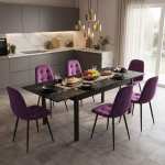 Masa-extensibila-Mara-negru-cu-6-scaune-Gya-mov