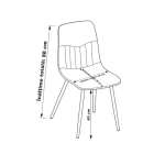 Scaun Darien Dimensiune