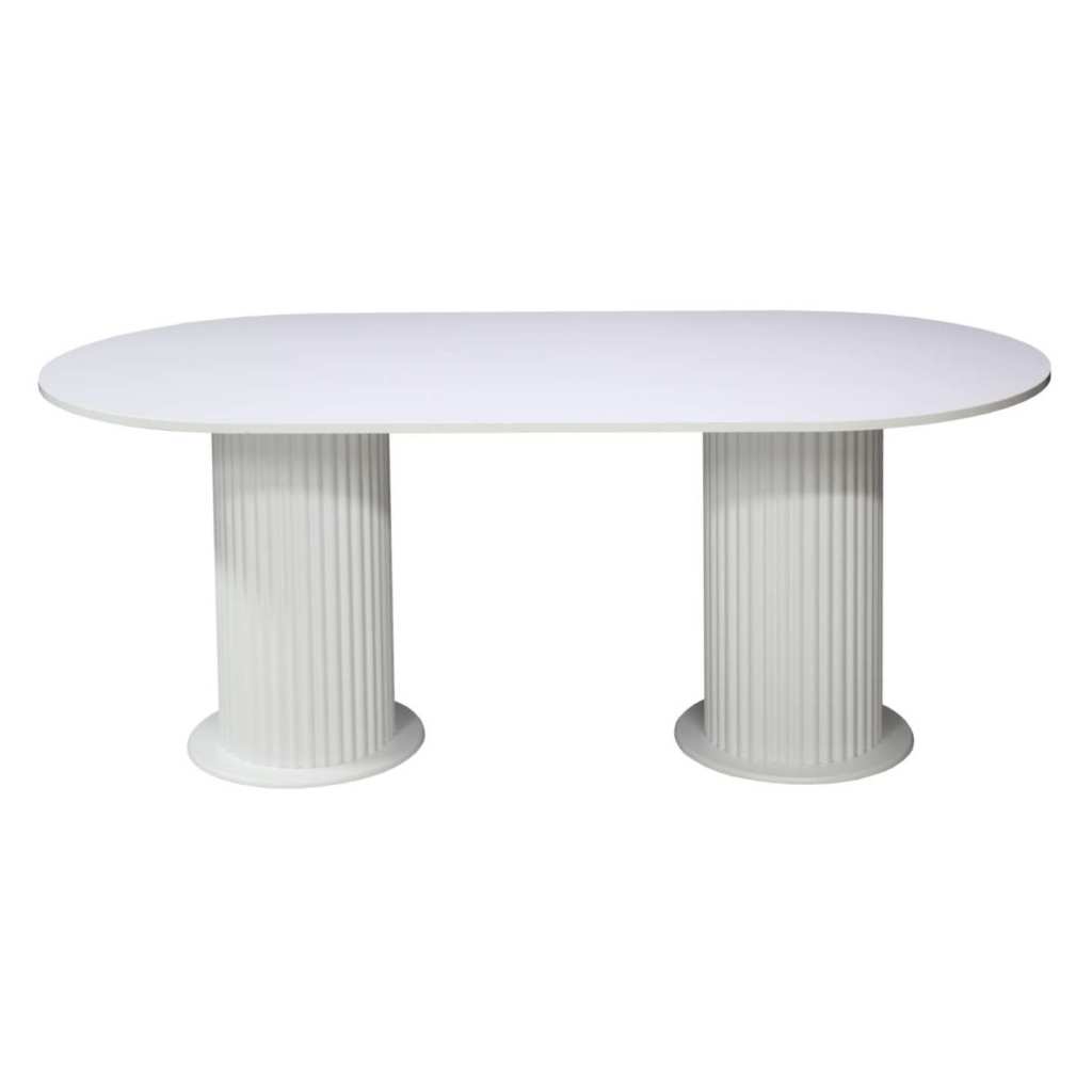 Masa Fixa Bucatarie Amara Slim Alb 180x90 cm