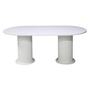 Masa Fixa Bucatarie Amara Slim Alb 180x90 cm