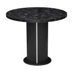 Masa Fixa Bucatarie Florys Negru Marmorat 90 cm 1