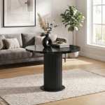 Masa Fixa Bucatarie Florys Negru Marmorat 90 cm Ambient