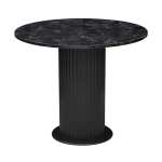 Masa Fixa Bucatarie Lorys Slim Negru Marmorat 90 cm 2