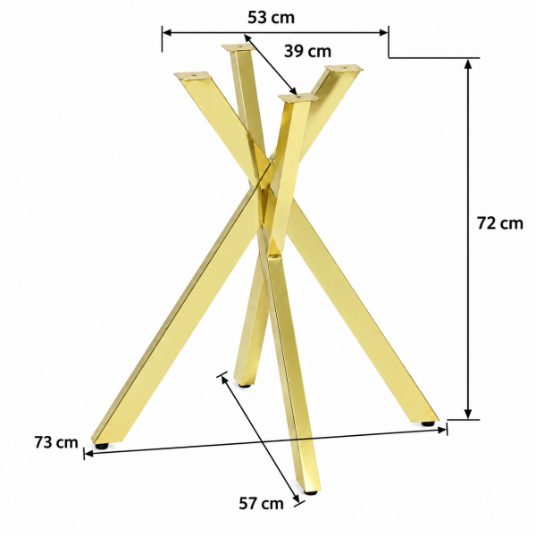 Picior Tania X Gold dimensiuni