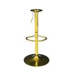 Picior scaun de bar rotativ , reglabil , auriu