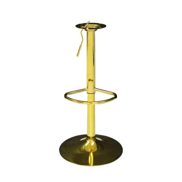 Picior scaun de bar rotativ , reglabil , auriu