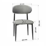 Scaun Olivia Dimensiuni