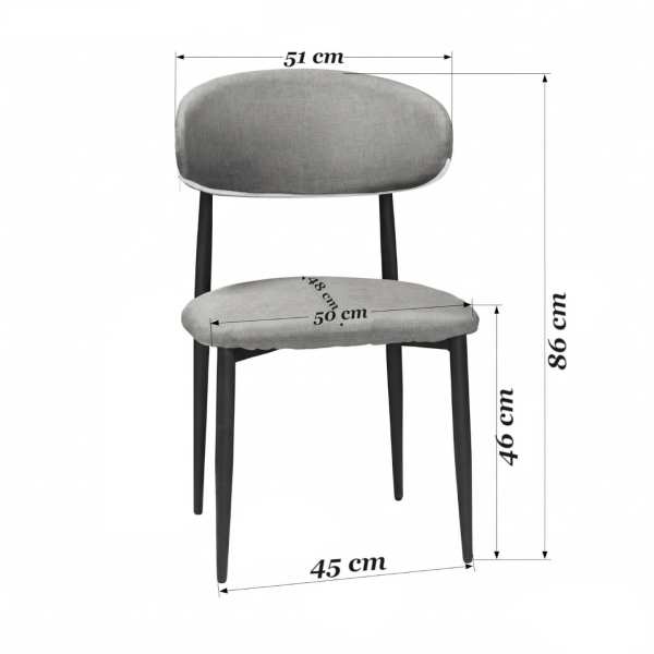 Scaun Olivia Dimensiuni