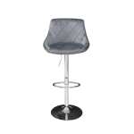 Scaun de bar Arlo, rotativ, reglabil, picior crom 1