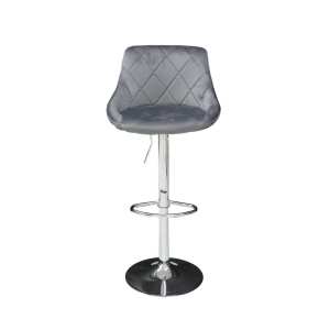 Scaun de bar Arlo, rotativ, reglabil, picior crom 1
