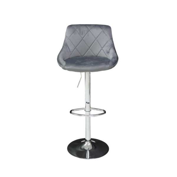 Scaun de bar Arlo, rotativ, reglabil, picior crom 1