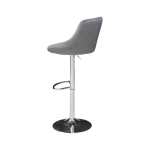 Scaun de bar Arlo, rotativ, reglabil, picior crom 3