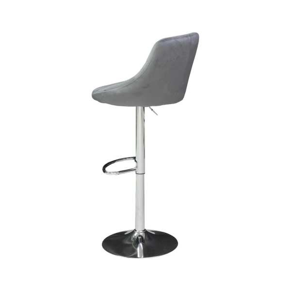 Scaun de bar Arlo, rotativ, reglabil, picior crom 3