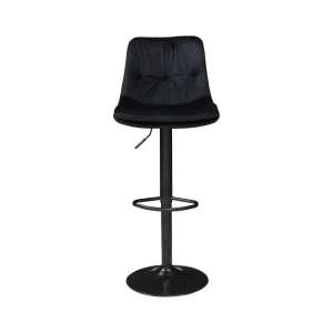 Scaun de bar Nero, rotativ, reglabil, picior negru 1