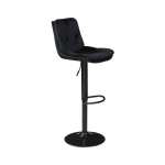 Scaun de bar Nero, rotativ, reglabil, picior negru 2