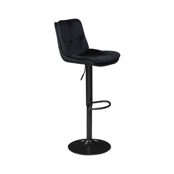 Scaun de bar Nero, rotativ, reglabil, picior negru 2