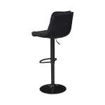 Scaun de bar Nero, rotativ, reglabil, picior negru 3