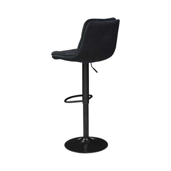 Scaun de bar Nero, rotativ, reglabil, picior negru 3