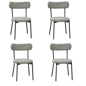 Set 4 Scaune Lana Gri