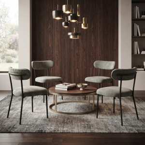 Set 4 Scaune Lana Gri Ambient
