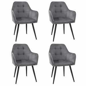 Set 4 Scaune Perla Gri