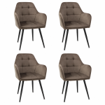 Set 4 Scaune Perla Maro