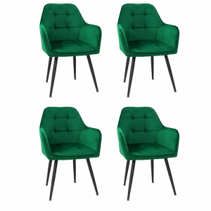 Set 4 Scaune Perla Verde