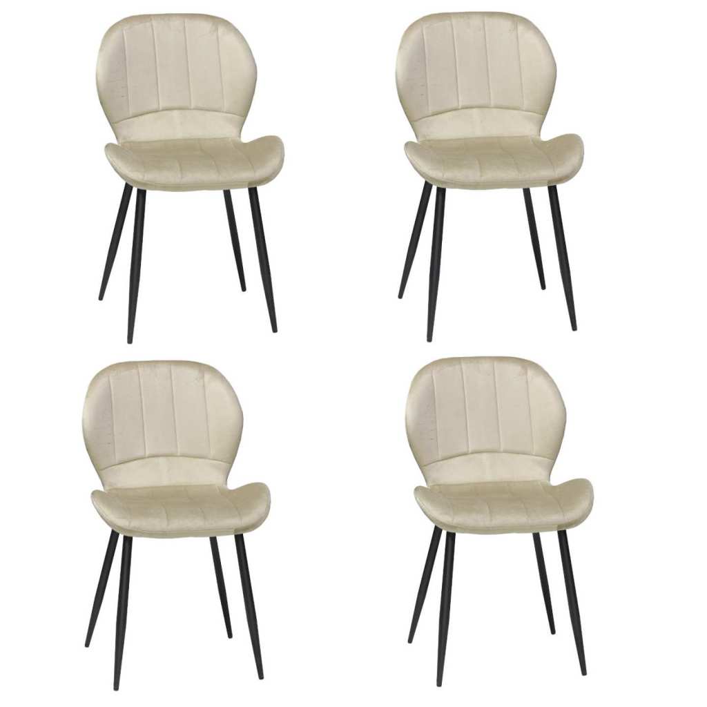 Set 4 scaune topaz capucino