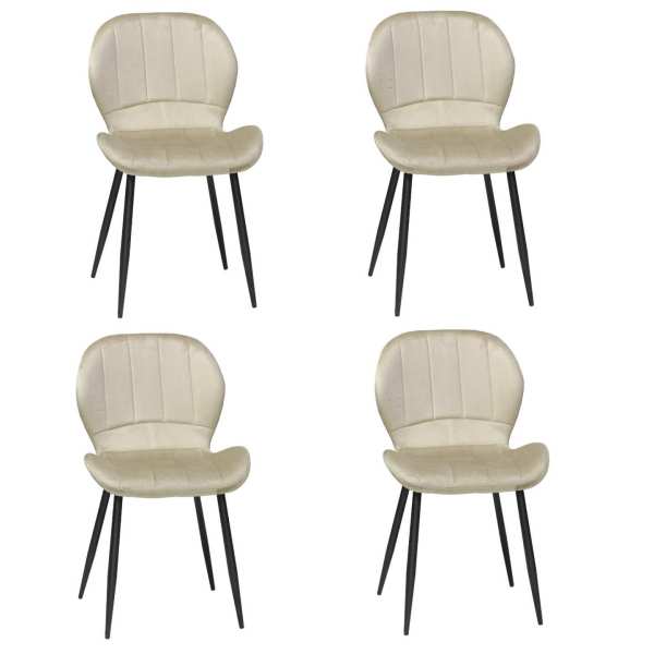 Set 4 scaune topaz capucino