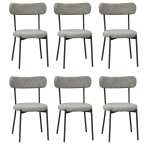 Set 6 Scaune Lana Gri