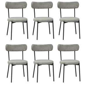 Set 6 Scaune Lana Gri