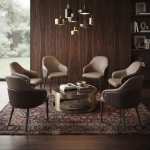 Set 6 Scaune Riva Maro Piele Sintetica Ambient